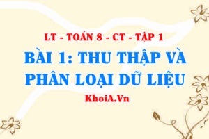 Cách thu thập và phân loại dữ liệu? Tính hợp lí của dữ liệu? Toán 8 bài 1 ct1c4b1